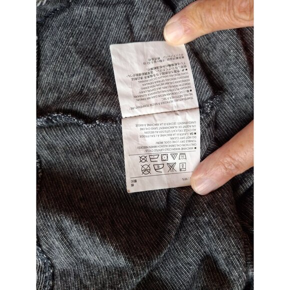 Old Navy Womens Fitted Mini Dress Heather Gray Short Sleeve Normcore Minimalist - Picture 5 of 9